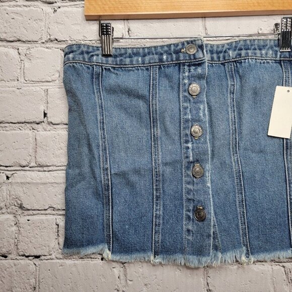 Current Elliott The Denim Corset In Grassland Blue NWT Size 1 - Picture 2 of 13